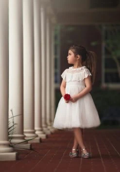 TRISH SCULLY GIOVANNA DRESS WHITE