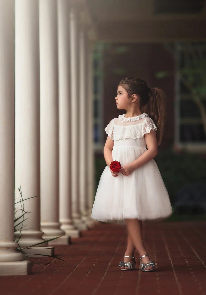 TRISH SCULLY GIOVANNA DRESS WHITE