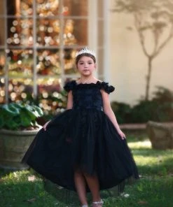 TRISH SCULLY HOME BELLE GOWN BLACK GIRLS