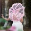 TRISH SCULLY HOME PIPER LACE PARASOL PINK