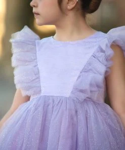 TRISH SCULLY SALE MILLY DRESS SPARKLE LAVENDER