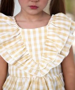 TRISH SCULLY HOME MAIZY DRESS YELLOW Summer Wedding Guest