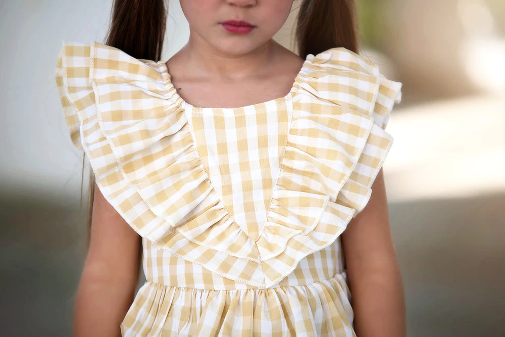 TRISH SCULLY HOME MAIZY DRESS YELLOW Summer Wedding Guest