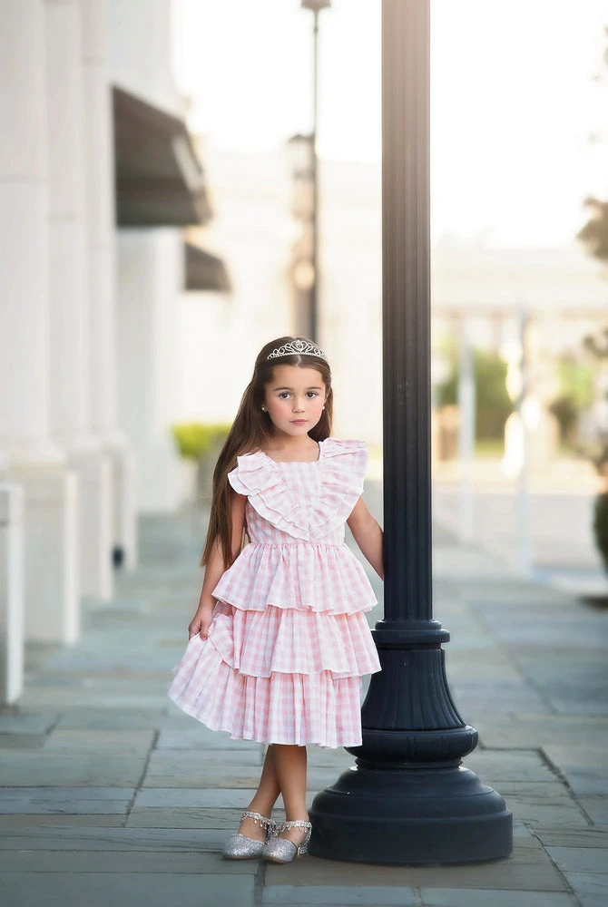 TRISH SCULLY HOME MAIZY DRESS PINK Summer Wedding Guest