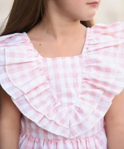 TRISH SCULLY HOME MAIZY DRESS PINK Summer Wedding Guest