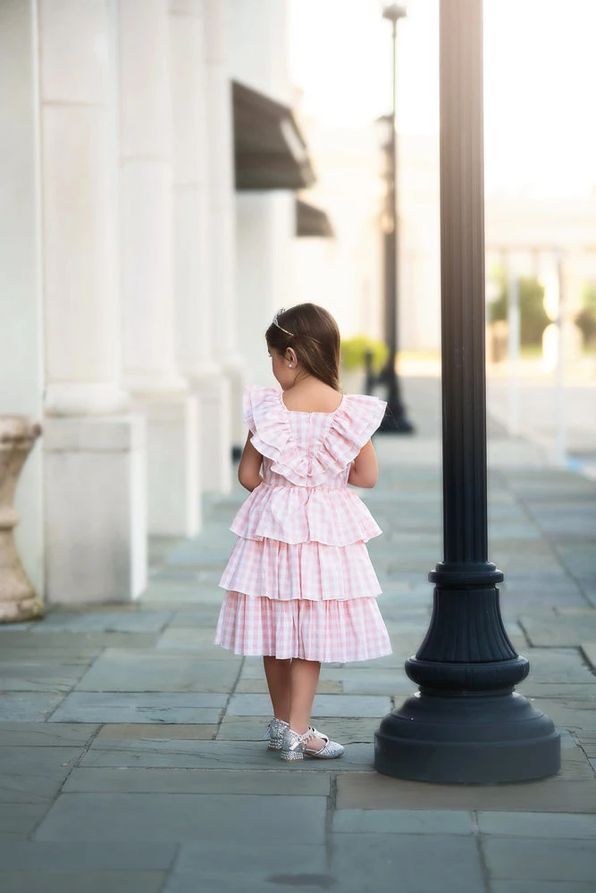 TRISH SCULLY HOME MAIZY DRESS PINK Summer Wedding Guest