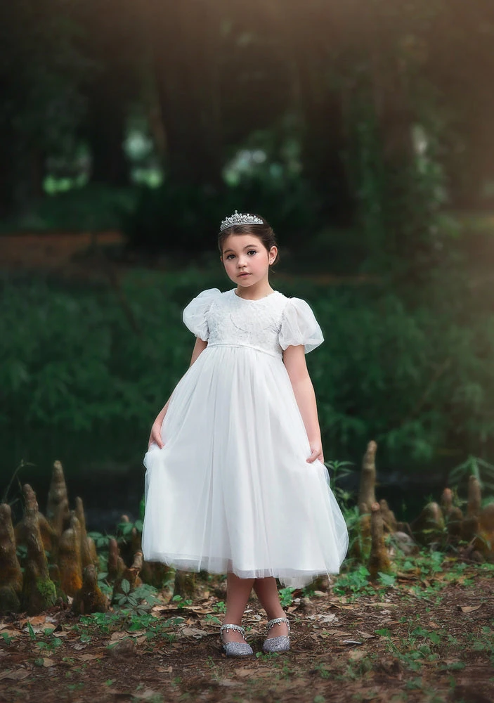 TRISH SCULLY HOME JACQUELINE GOWN WHITE