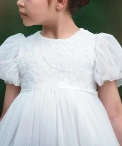 TRISH SCULLY HOME JACQUELINE GOWN WHITE