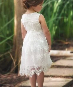 TRISH SCULLY HOME BELLA BRIANNA DRESS & BELT SET-ANTIQUE WHITE