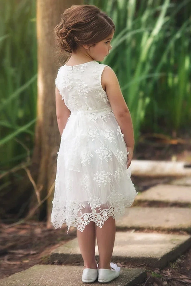 TRISH SCULLY HOME BELLA BRIANNA DRESS & BELT SET-ANTIQUE WHITE