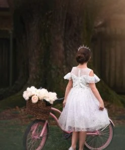 TRISH SCULLY ETOILE DRESS WHITE SALE