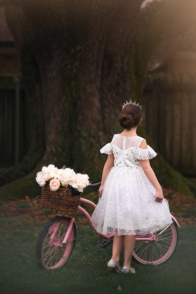 TRISH SCULLY ETOILE DRESS WHITE SALE