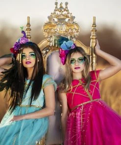 TRISH SCULLY HOME PEACOCK PRINCESS GOWN FUCHSIA