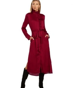 TRISH SCULLY LEA BUTTON DOWN MAXI DRESS