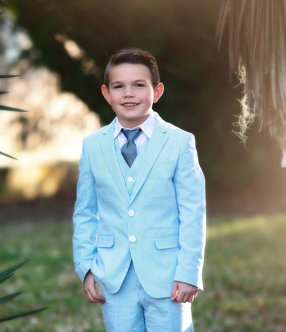 TRISH SCULLY HOME ASHFORD SEERSUCKER 3 PC. SUIT