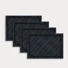TRISH SCULLY BLACK WATCH TARTAN PLACEMAT SET OF 4 HOME