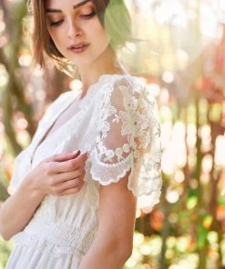 TRISH SCULLY MARJORIE MAXI DRESS WHITE WOMEN