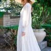 TRISH SCULLY SOFIA MAXI DRESS WHITE