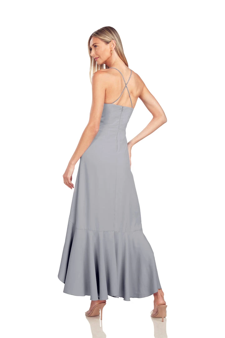 TRISH SCULLY WOMEN PAIGE GOWN SILVER BLUE
