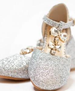 TRISH SCULLY GIRLS PRINCESS SHOE SILVER