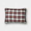 TRISH SCULLY HOME STEWART TARTAN BOLSTER PILLOW