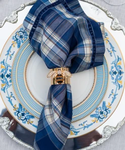 TRISH SCULLY HOME Mother's Day Gift Guide QUEEN BEE NAPKIN RING SET OF 2