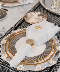 TRISH SCULLY SILVER PLATED ST. JAMES CHARGER PLATE HOME