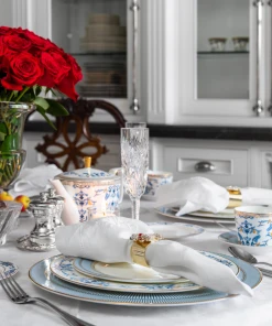 TRISH SCULLY HOME CORINNE 3PC. BONE CHINA TEA SERVICE