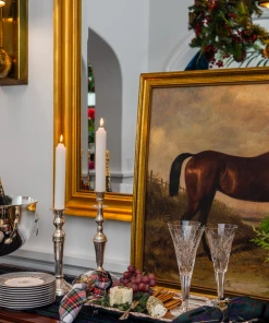 TRISH SCULLY HOME SILVER PLATED WINDSOR PLATTER