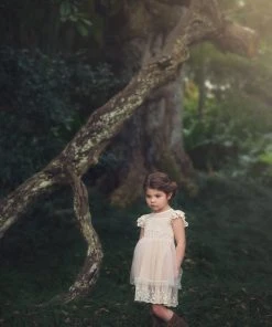 TRISH SCULLY OLIVIA DRESS BUTTERSCOTCH GIRLS