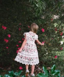 TRISH SCULLY EVERLY DRESS PINK FLORAL GIRLS