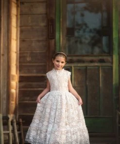 TRISH SCULLY SYLVIE DRESS NATURAL