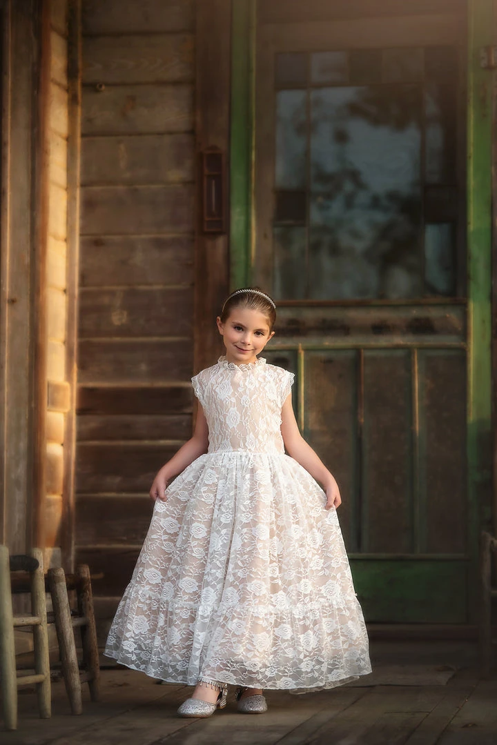 TRISH SCULLY SYLVIE DRESS NATURAL