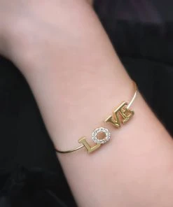 TRISH SCULLY GIRLS LOVE CUFF BRACELET