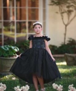 TRISH SCULLY HOME BELLE GOWN BLACK GIRLS