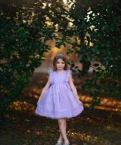 TRISH SCULLY ALICE DRESS LAVENDER GIRLS