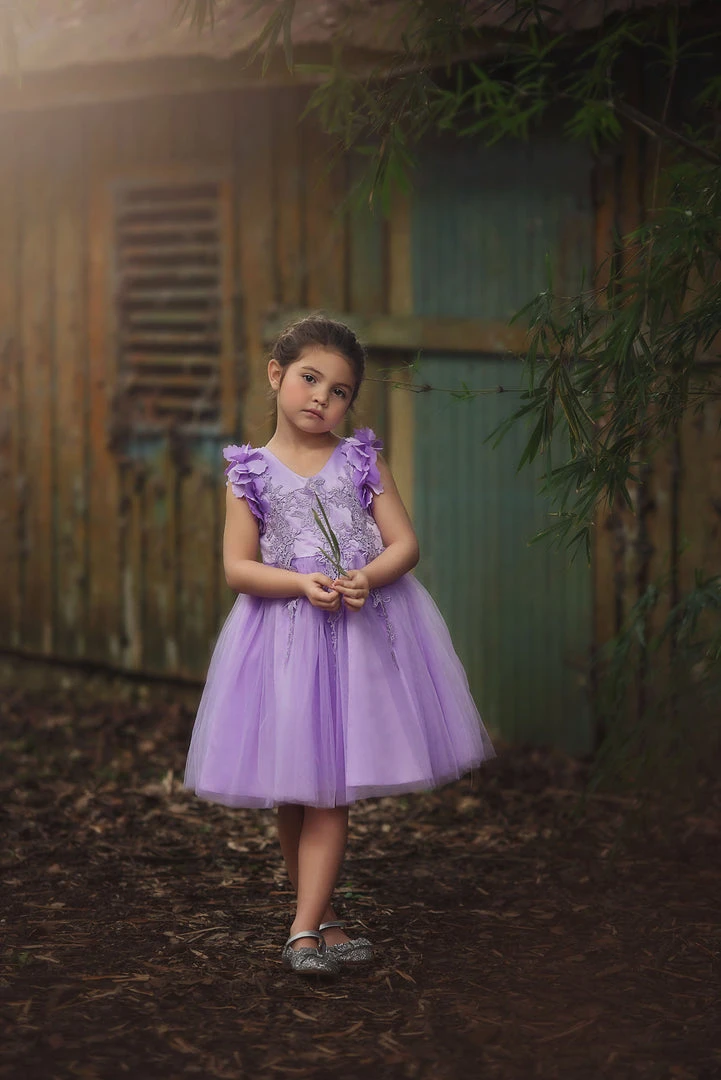 TRISH SCULLY BIANCA DRESS LAVENDER