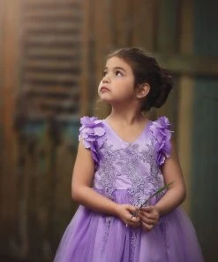 TRISH SCULLY BIANCA DRESS LAVENDER