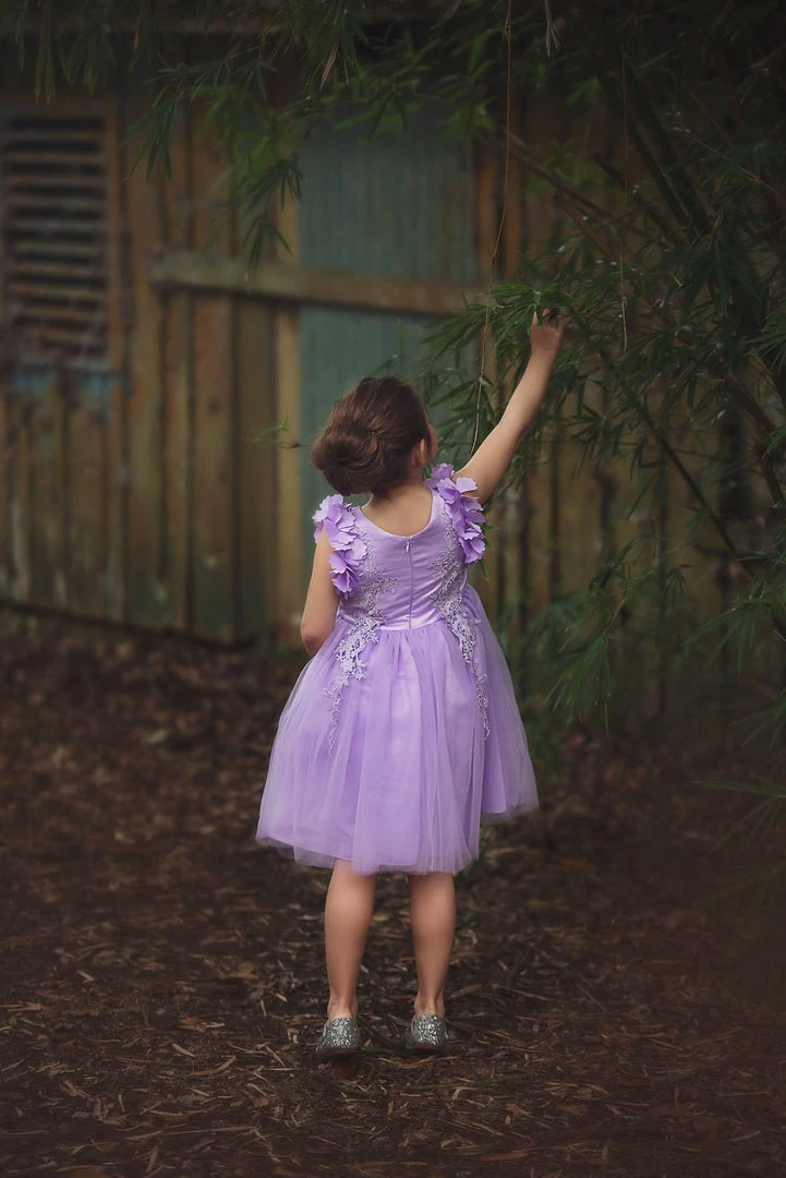 TRISH SCULLY BIANCA DRESS LAVENDER