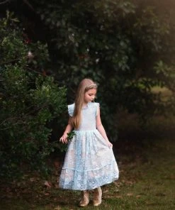 TRISH SCULLY SYLVIE DRESS BLUE Sale Kid's