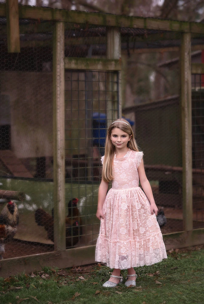 TRISH SCULLY SYLVIE DRESS PINK