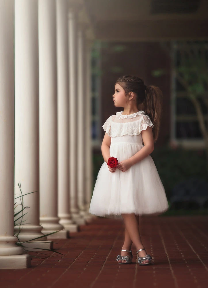 TRISH SCULLY GIOVANNA DRESS WHITE