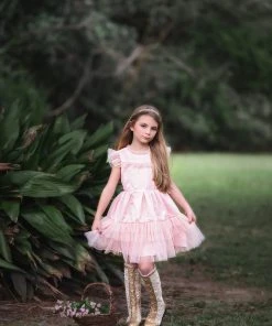 TRISH SCULLY ELODIE DRESS PINK GIRLS