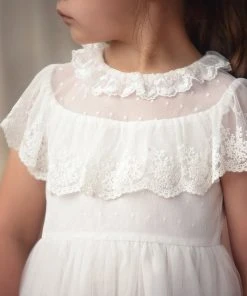 TRISH SCULLY GIOVANNA DRESS WHITE