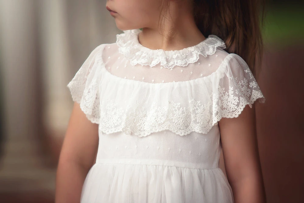 TRISH SCULLY GIOVANNA DRESS WHITE