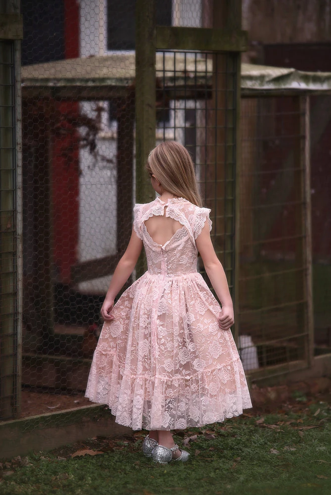 TRISH SCULLY SYLVIE DRESS PINK