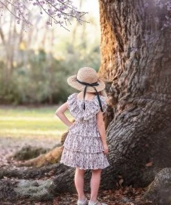 TRISH SCULLY HOME MAIZY DRESS LAVENDER FLORAL