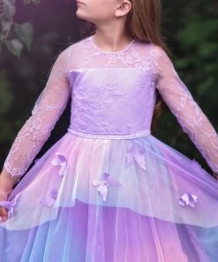 TRISH SCULLY HOME MARIPOSA GOWN WATERCOLORS GIRLS